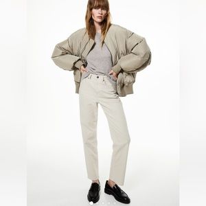 Corduroy pants - light beige